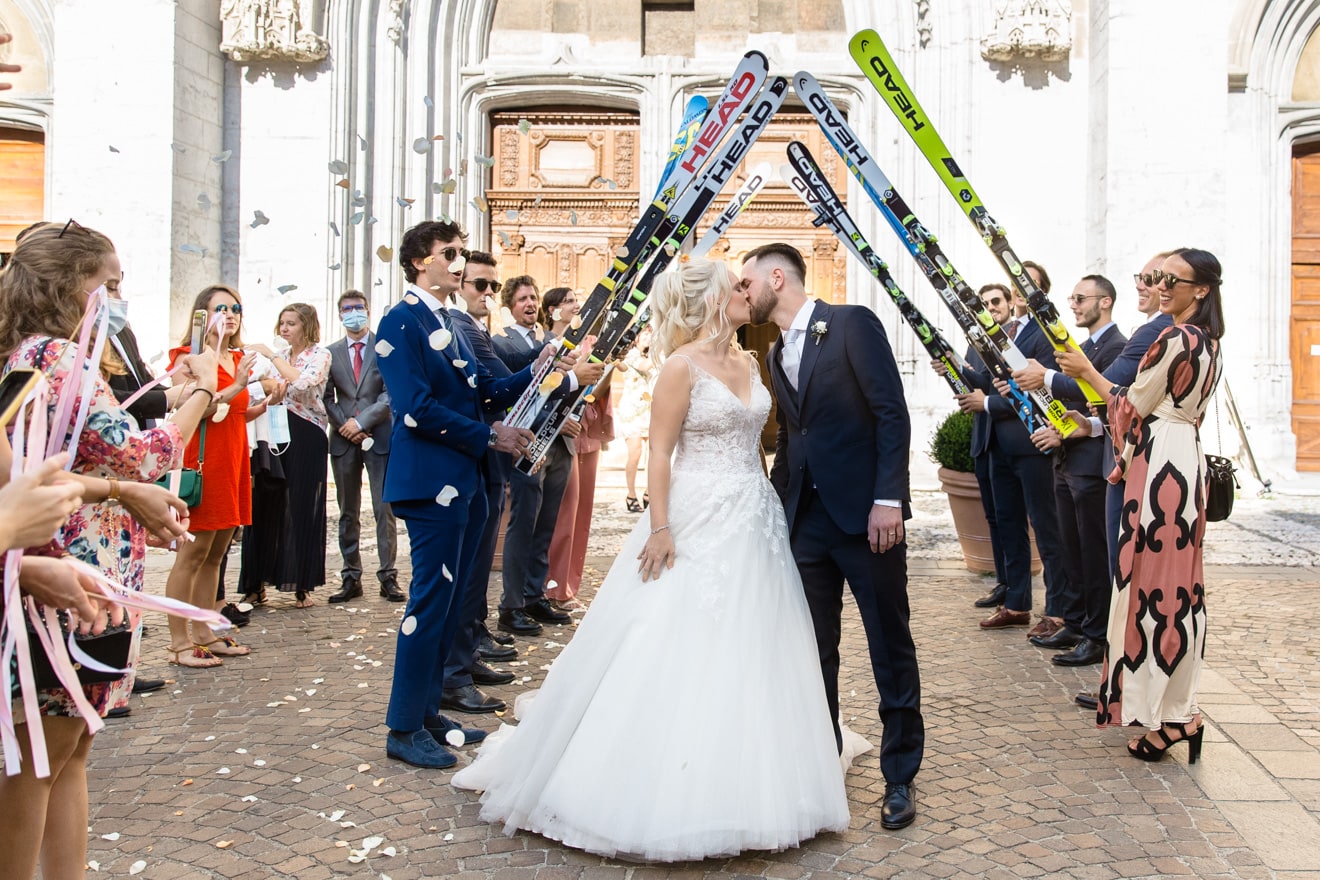 Mariage sortie d'église